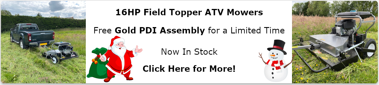 ATV field topper mowers in stock now