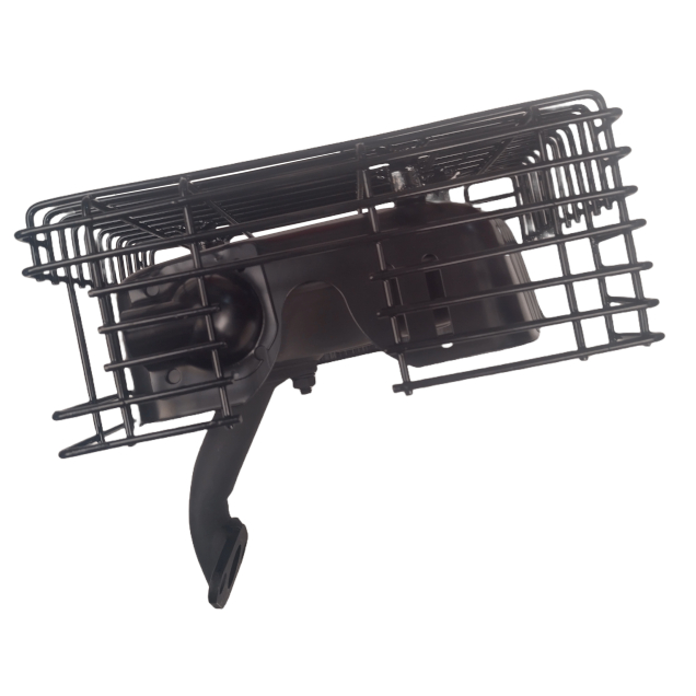 Order a A genuine replacement exhaust and grill for the TP450 petrol tiller rotavator.