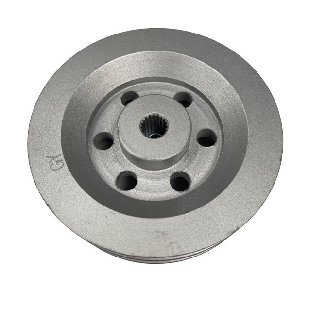 Order a A genuine replacement drive pulley for the TP500 rotavator.