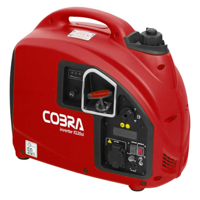 Order a The Cobra IG20SI Generator is a powerful 2.0kW portable Inverter Generator which offers a versatile and economical source of electrical power for a wide range of domestic and commercial uses.