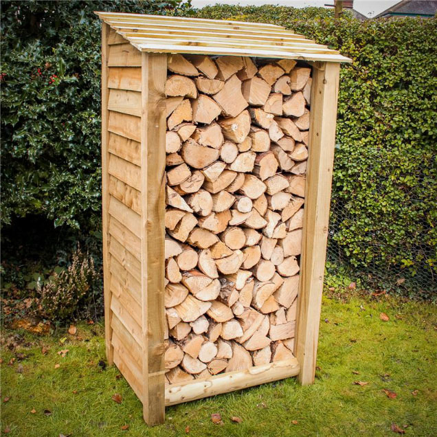 Order a Our standard tall log stores offers a secure location for your logs alongside a raised base and lower back allowing for optimal air flow - this is important as this can help to avoid sweating and mould growth in the warmer months Each log store is crafted from fully pressure treated timber meaning you will get the best of quality with incredible durability.
